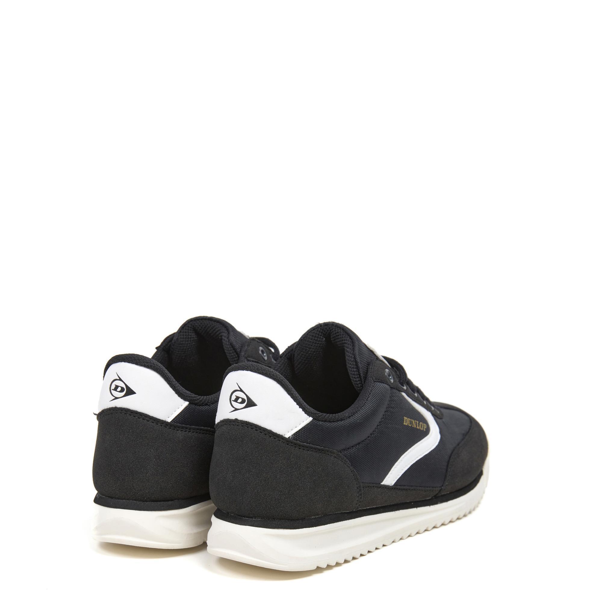 Zapatillas Dunlop Hombre 36074 Negras con Cordones 3/5