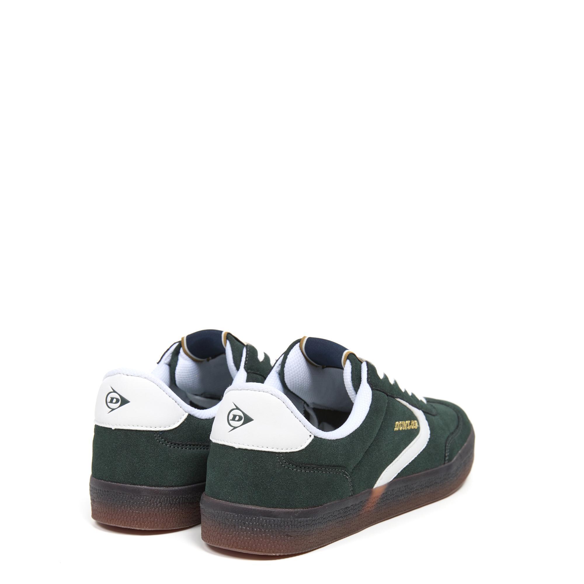 Zapatillas Dunlop Hombre 36054 Verdes con Cordones 3/5