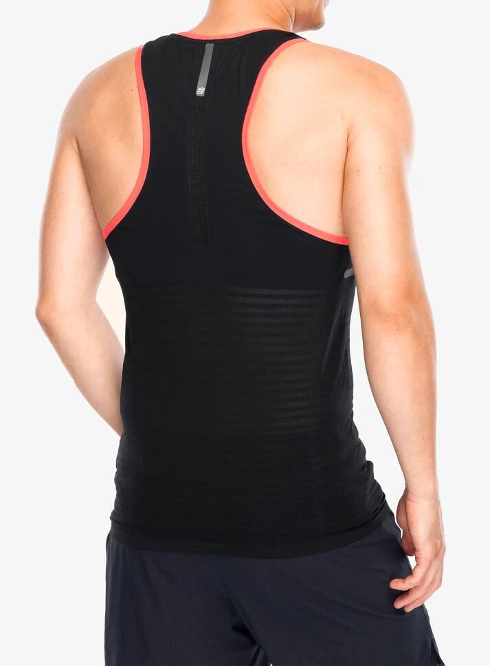 Koszulka do biegania męska Compressport Pro Racing Singlet