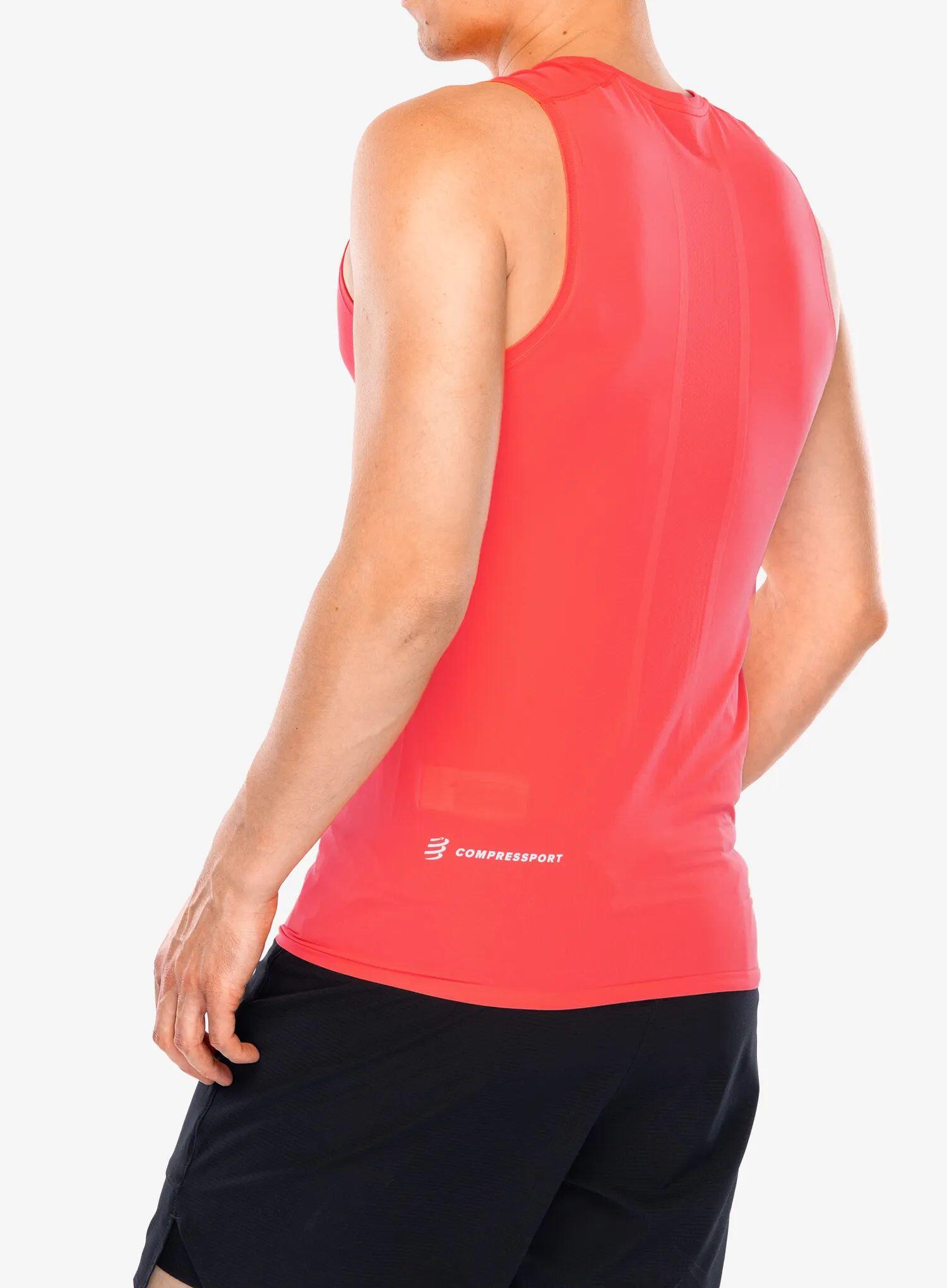 Débardeur Compressport Trail Racing Rouge Homme 7/7