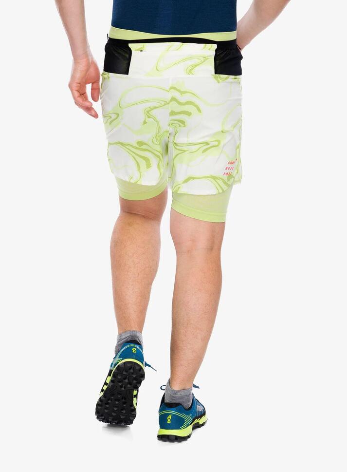 Spodenki do biegania męskie Compressport Trail Racing 2-in-1 Short