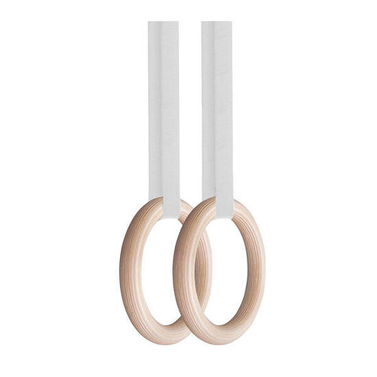 Turnringe Gymnastikringe - Weißes Band