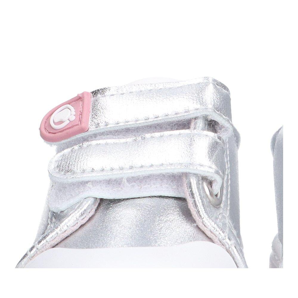 Deportivas Casual Niña Suela Plana - Modelo Ossh500002 Plata 6/6