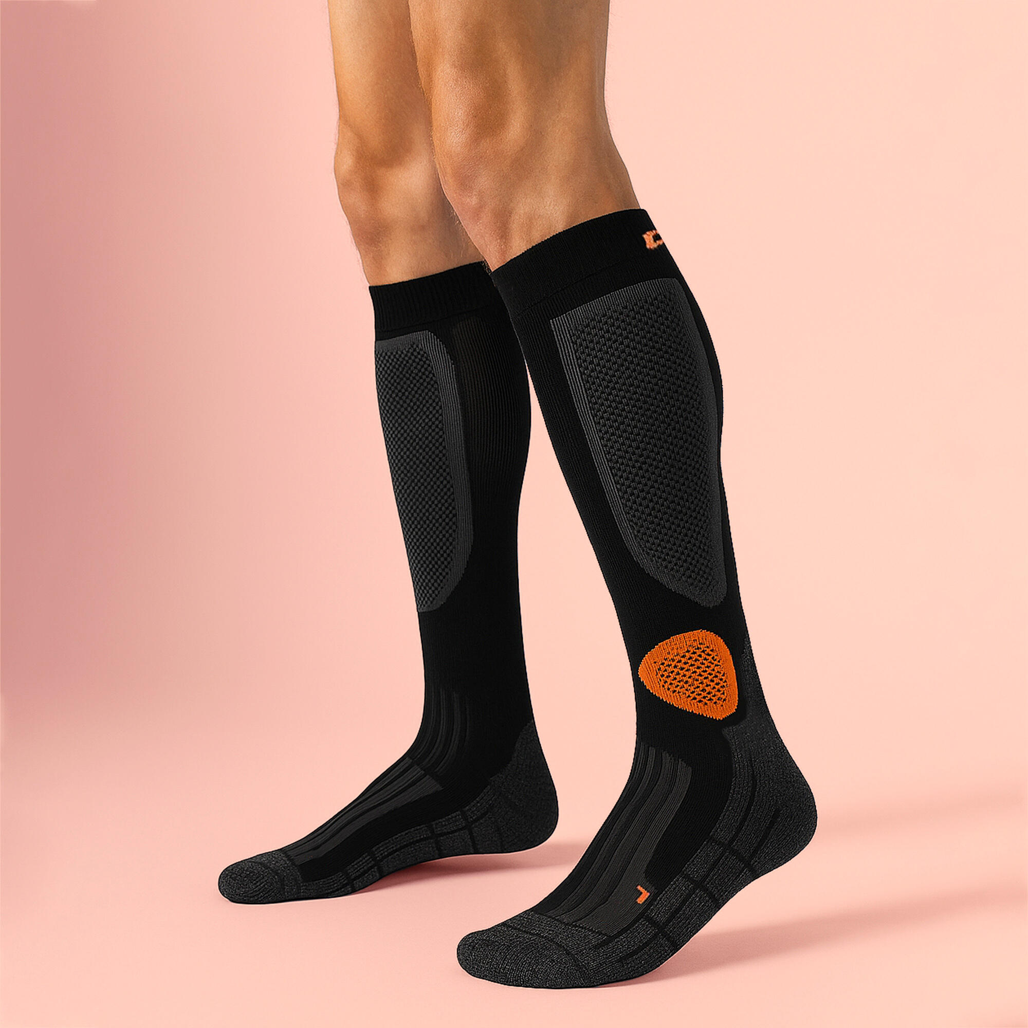 COMODO - Herren Motorradsocken Lang | Funktionssocken für Motorradstiefel 3/4