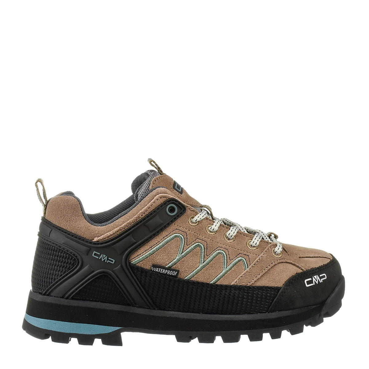 Damskie buty trekkingowe górskie ze skóry zamszowej VIBRAM CMP MOON LOW