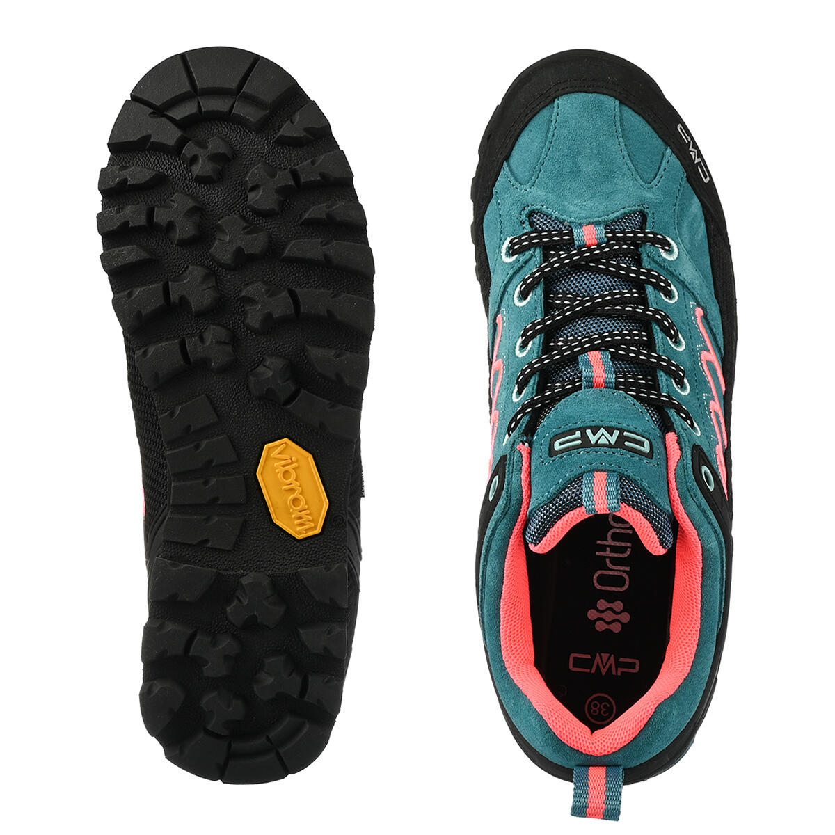 Chaussures de trekking pour femmes CMP Moon Low Wp fluo 5/5