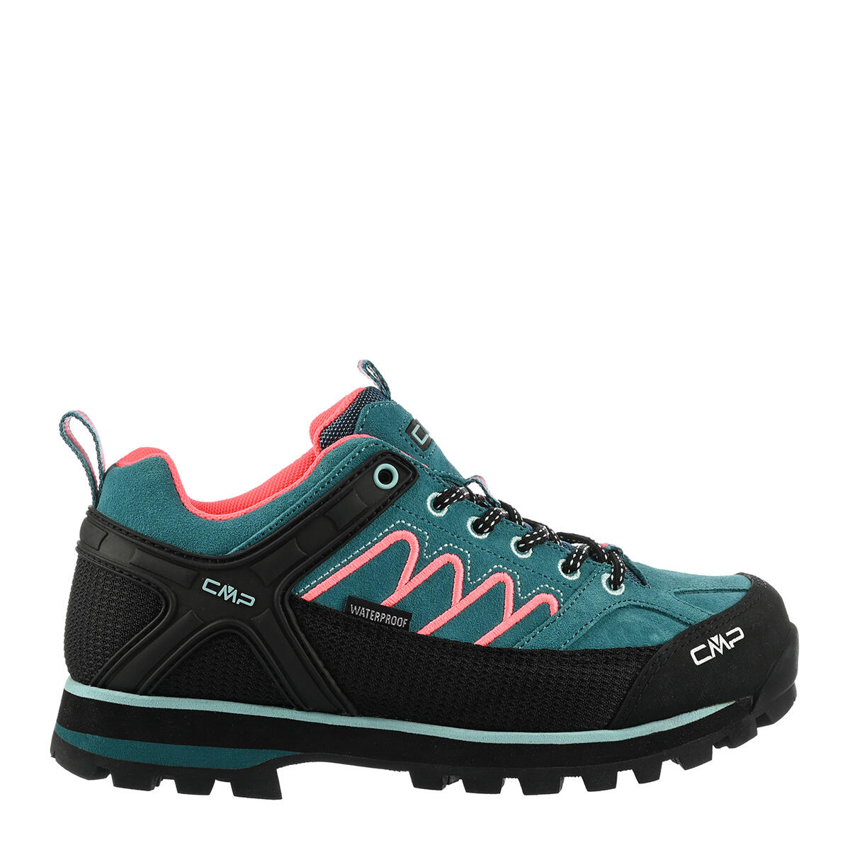 Damskie buty trekkingowe górskie ze skóry zamszowej VIBRAM CMP MOON LOW