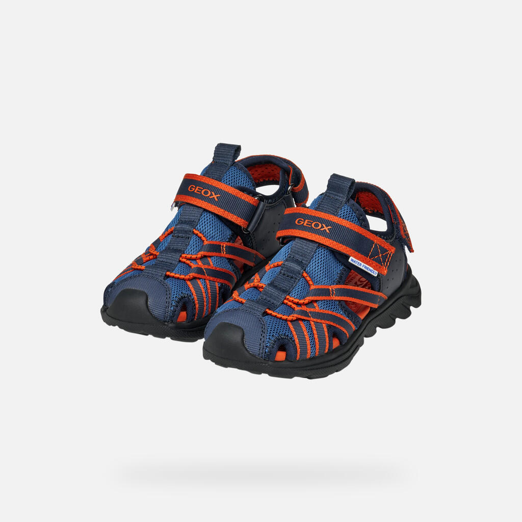 Sandali Geox Modello J Sandal Airadyum Bo Colore Blu 3/7