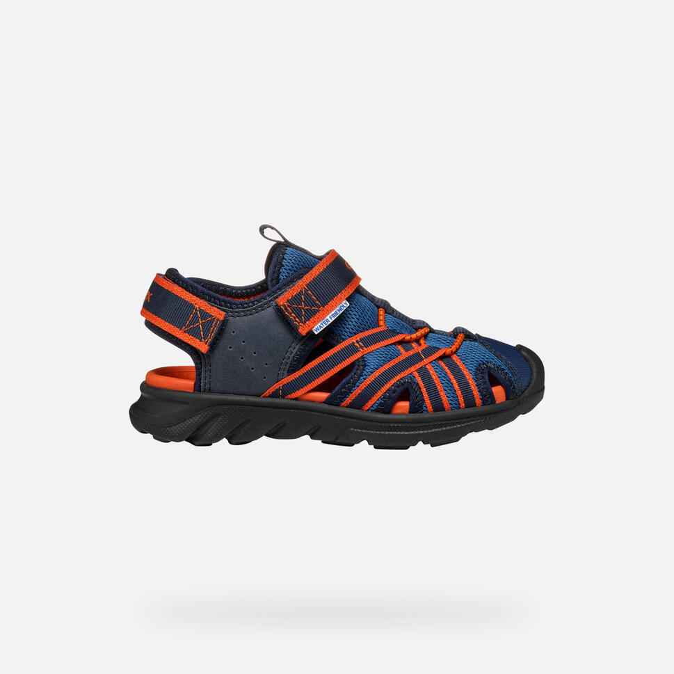Sandały Geox Model J Sandal Airadyum Bo Kolor Niebieski