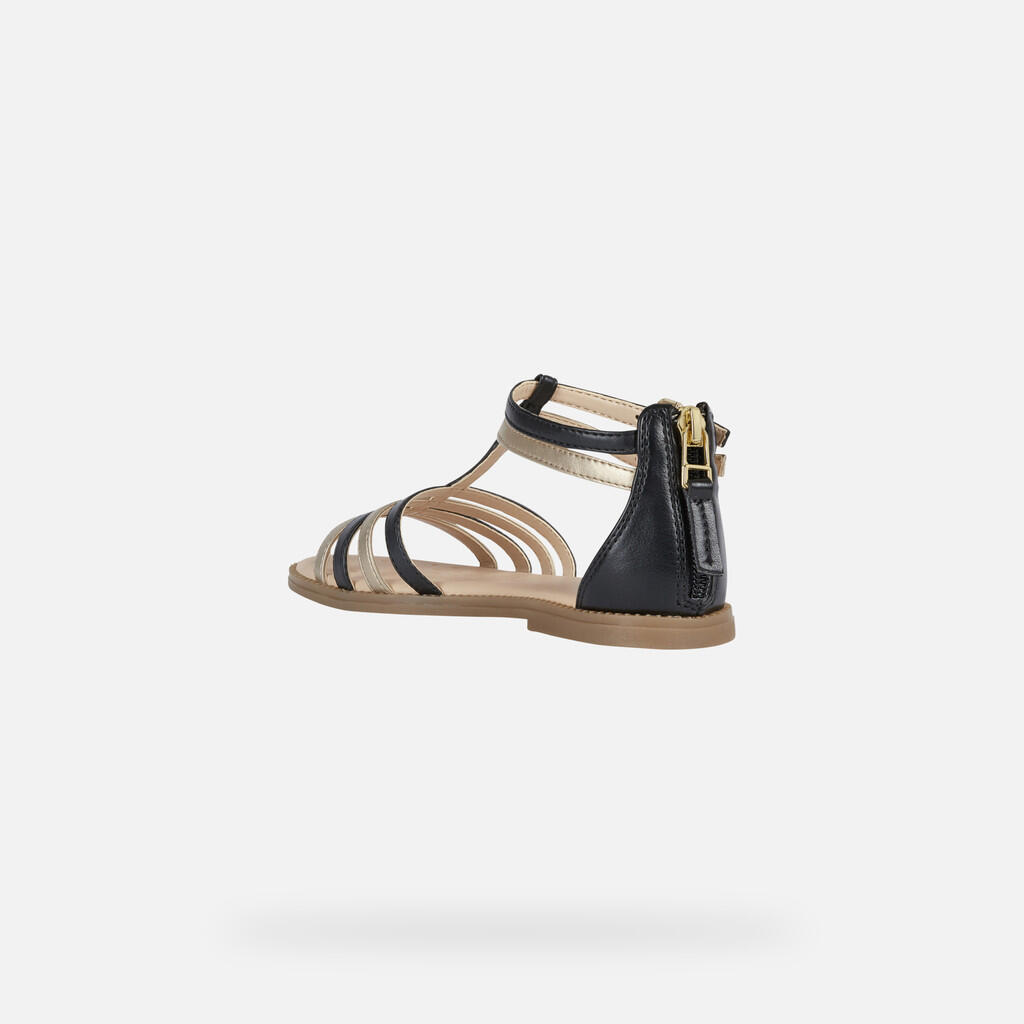 Sandales Fille SANDAL KARLY GIRL Noir/Platine 4/7