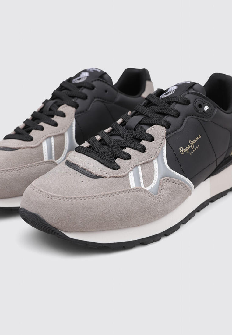 Pepe Jeans BRIT HALF M Baskets basses Homme Gris 3/5