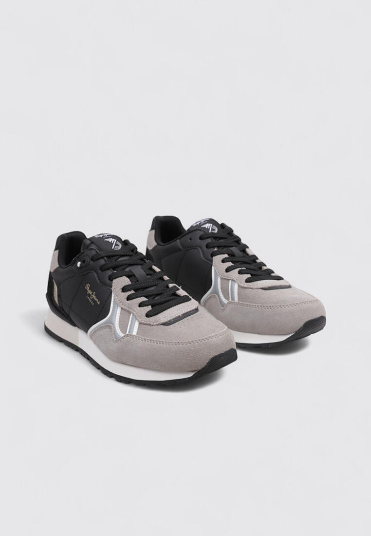 Pepe Jeans BRIT HALF M Baskets basses Homme Gris 2/5