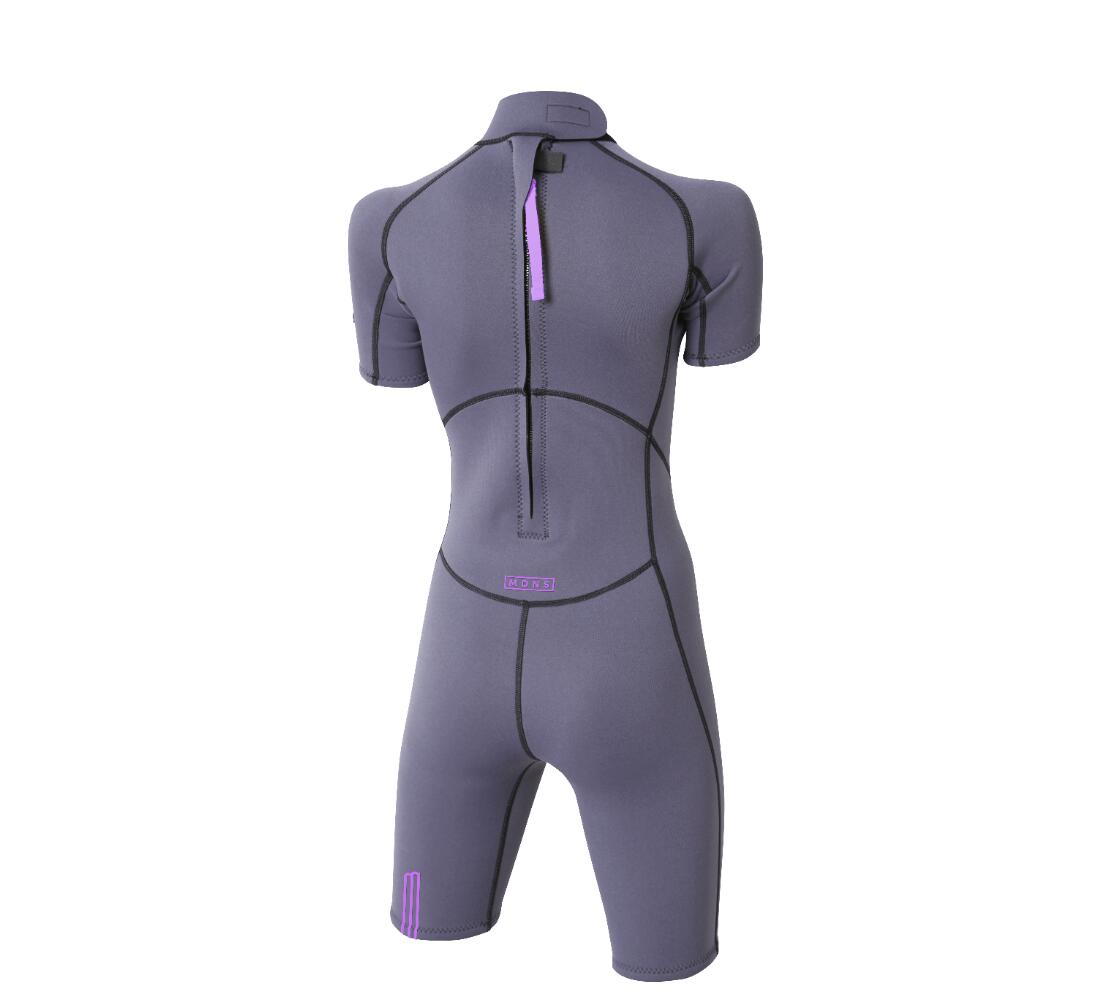 2/2 Shorty Stamiina Flatlock - Combinaison Surf Femme 2/7