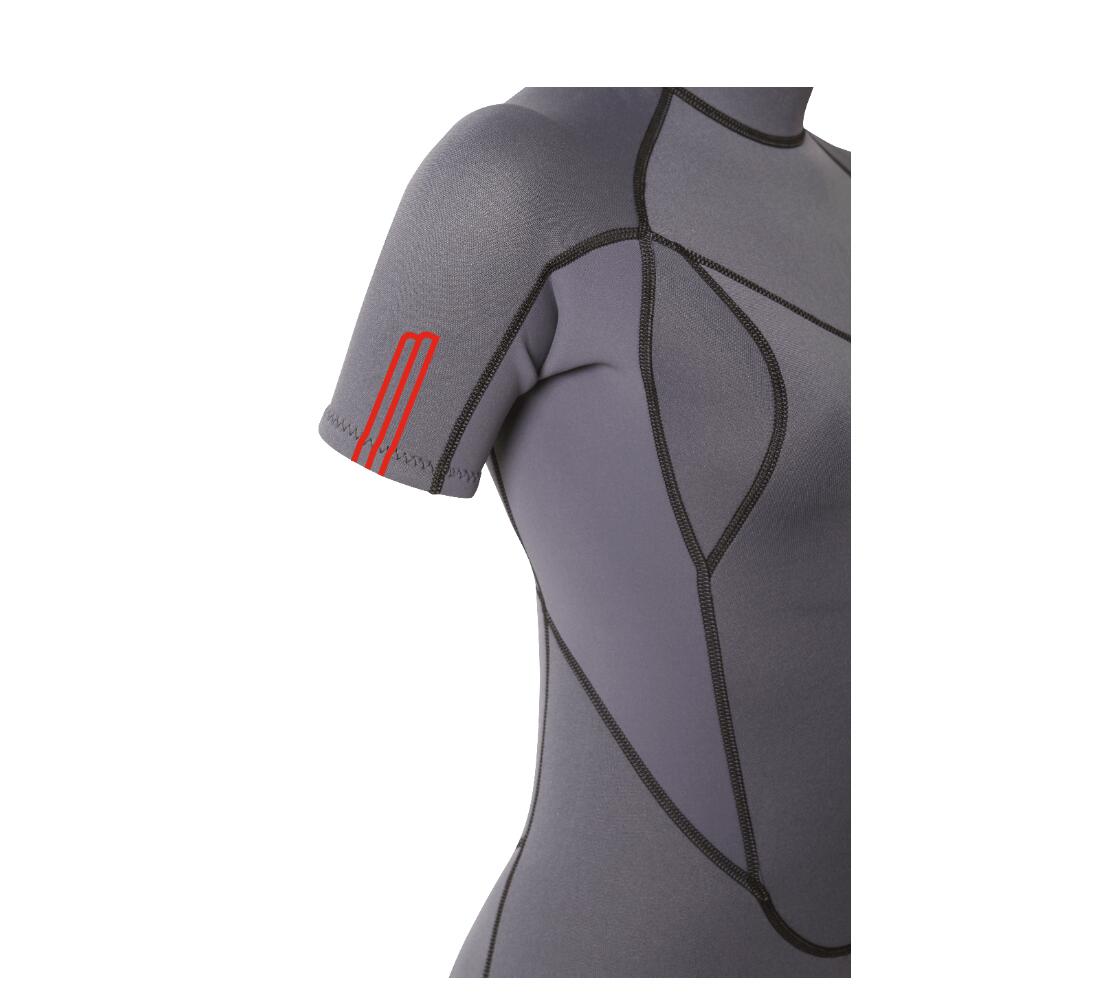 2/2 Shorty Stamiina Flatlock - Traje de Surf Mujer 4/7