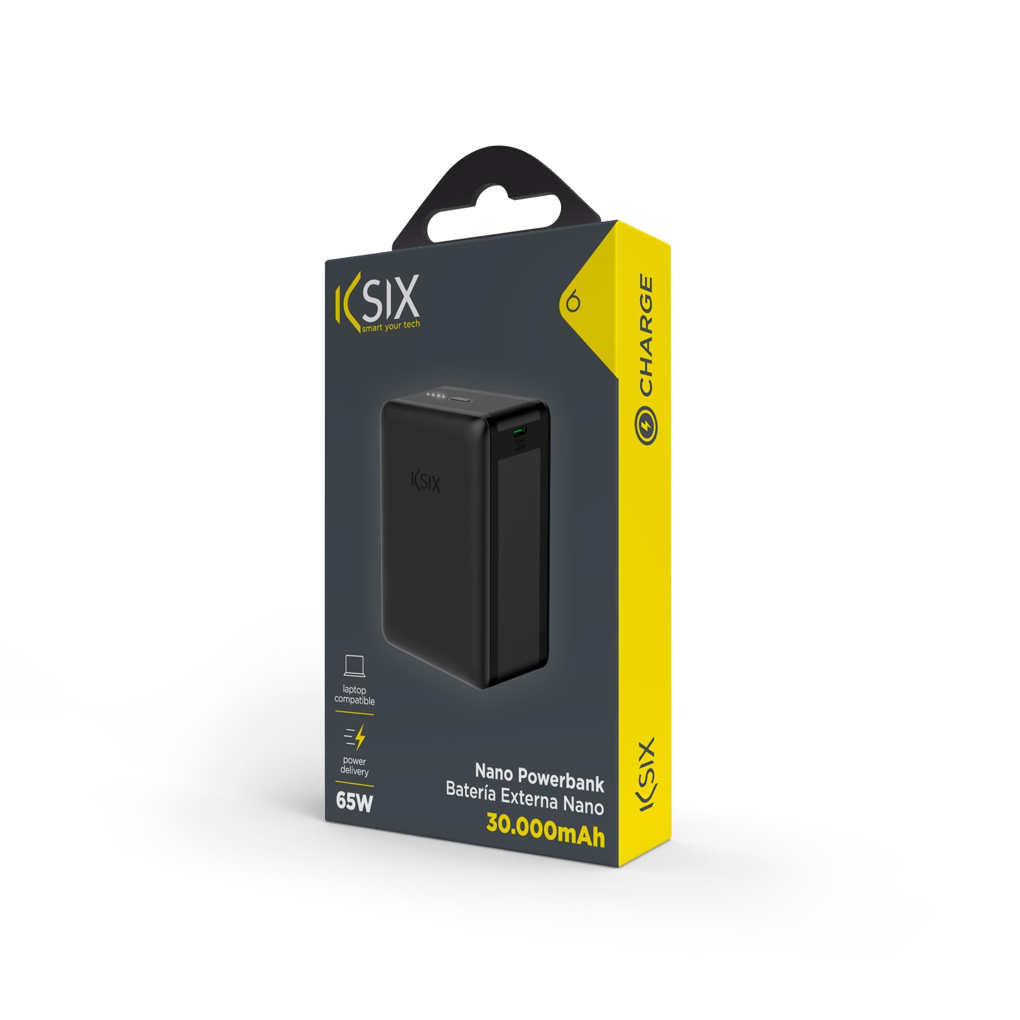 Nano Powerbanka 30 000 mAh, kapesní,  PD, 65 W, USB-C na USB-C kabel 6/6