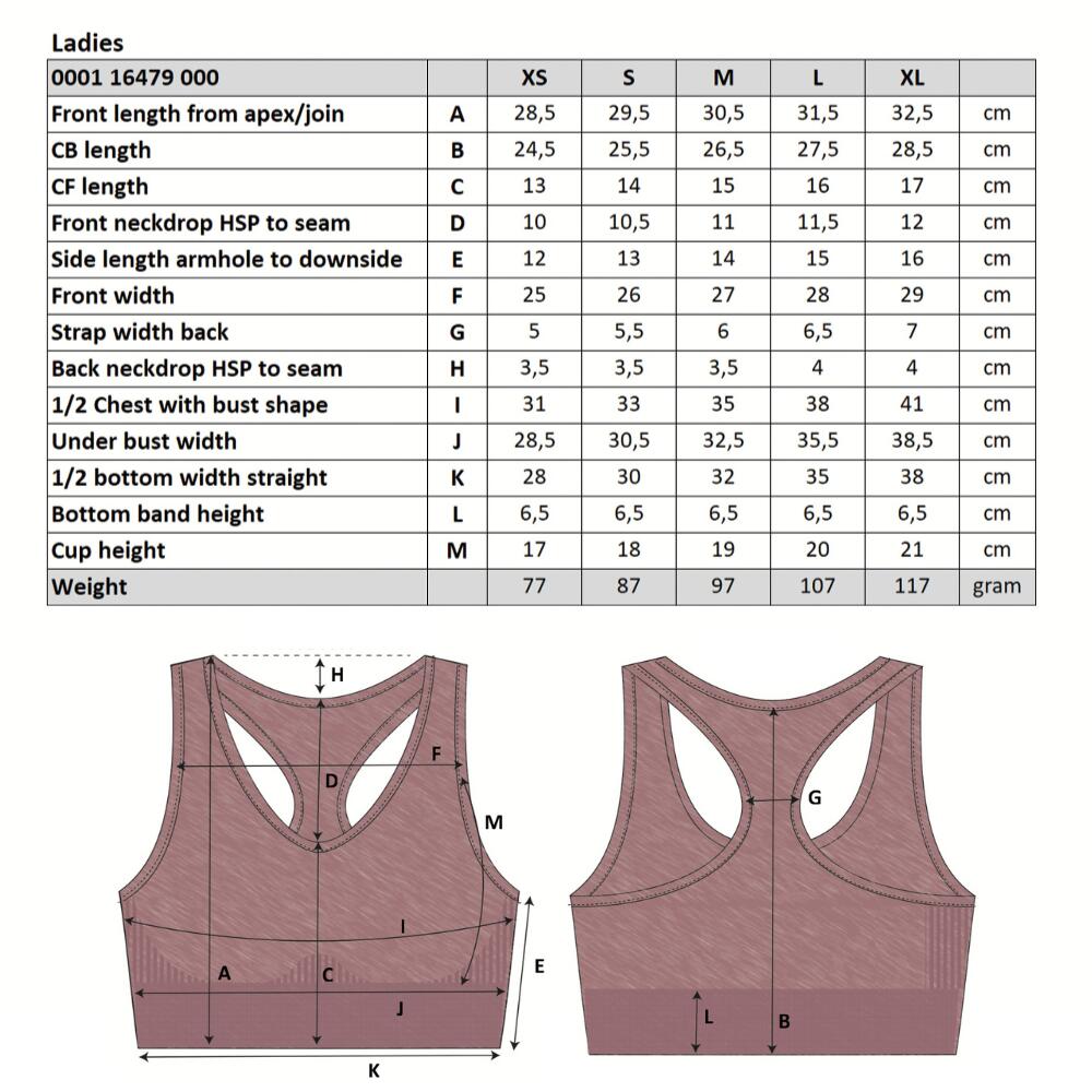 Xtreme Sportswear Top Deportivo para Mujer en Rosa 4/6