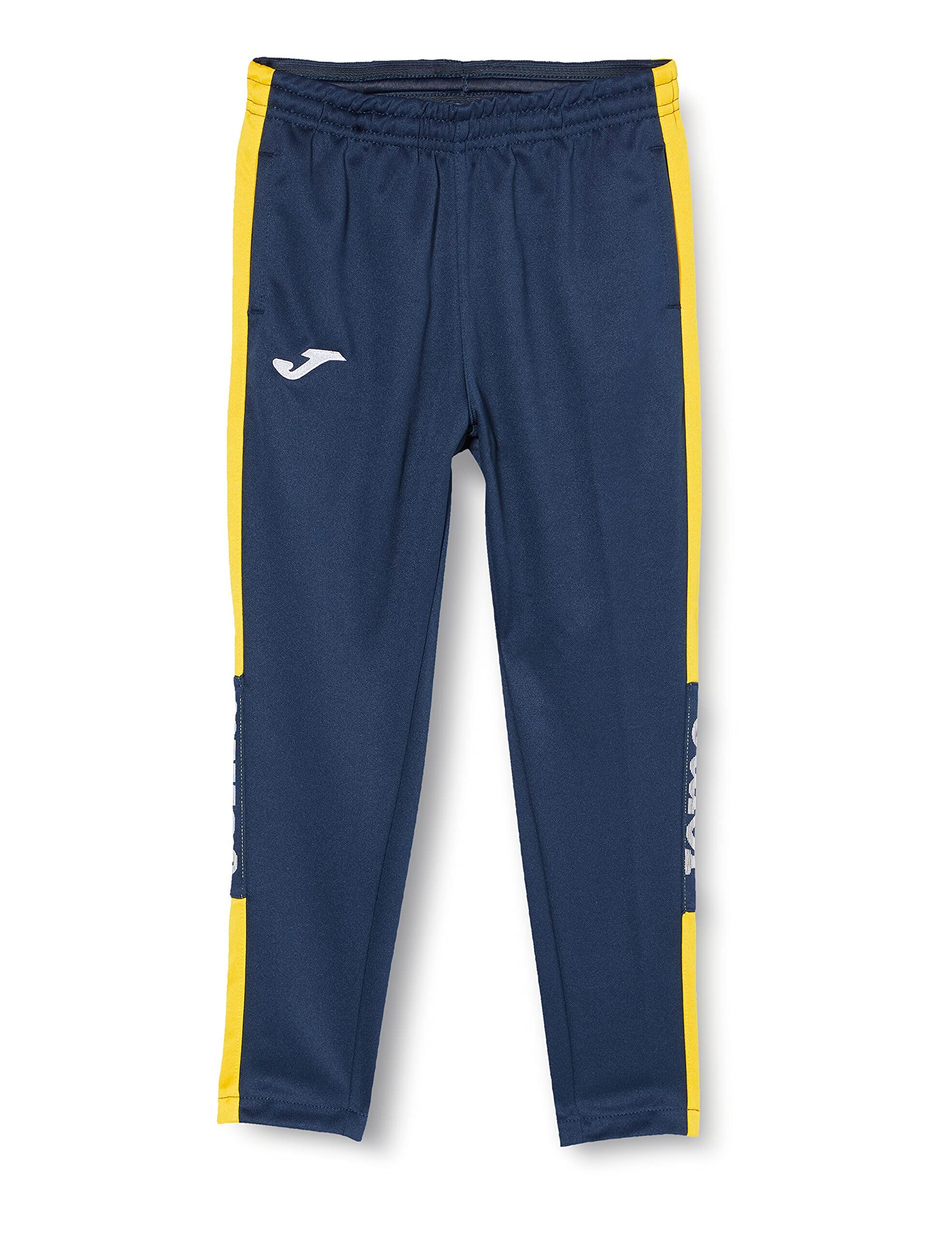 JOMA Joma Championship IV Men's Skinny Pants, Yellow and Navy, XS