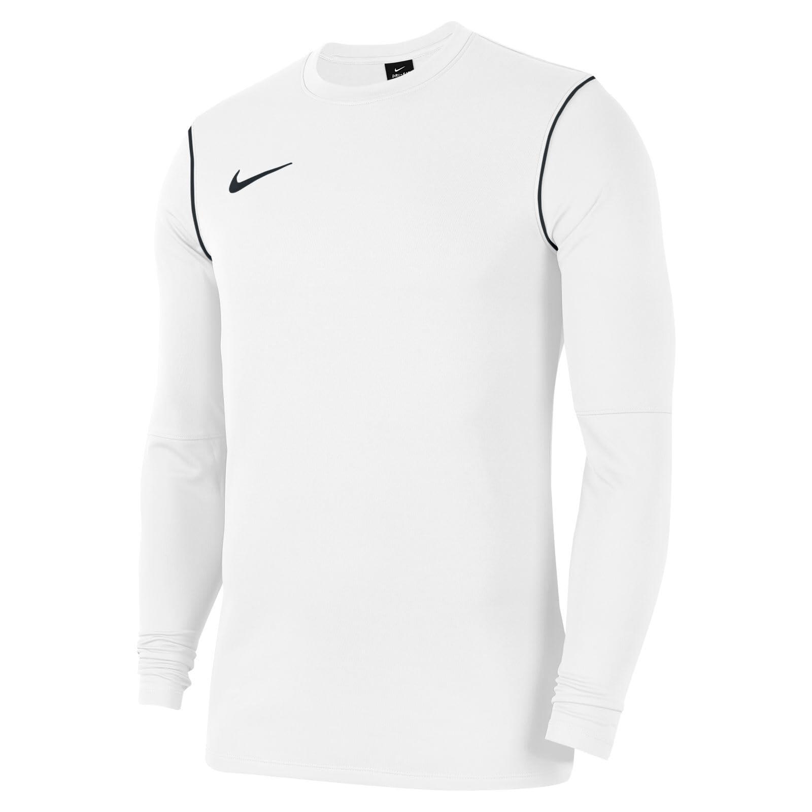 Nike - T-shirt Nike Df Park20 Blanc/noir Pour Garçons - Maillot Manches Longues - Blanc|bleu|noir - 40 M - Decathlon