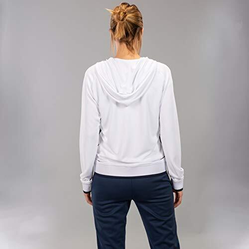 Veste à capuche Femme Joma Supernova blanc bleu marine 5/6