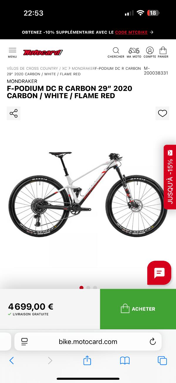 Entre Particuliers - VTT Mondraker 6/6