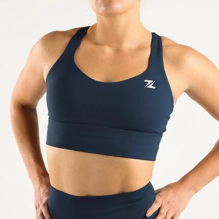 ZEUZ Sport-BH Damen Sport-BH Marineblau Größe XS