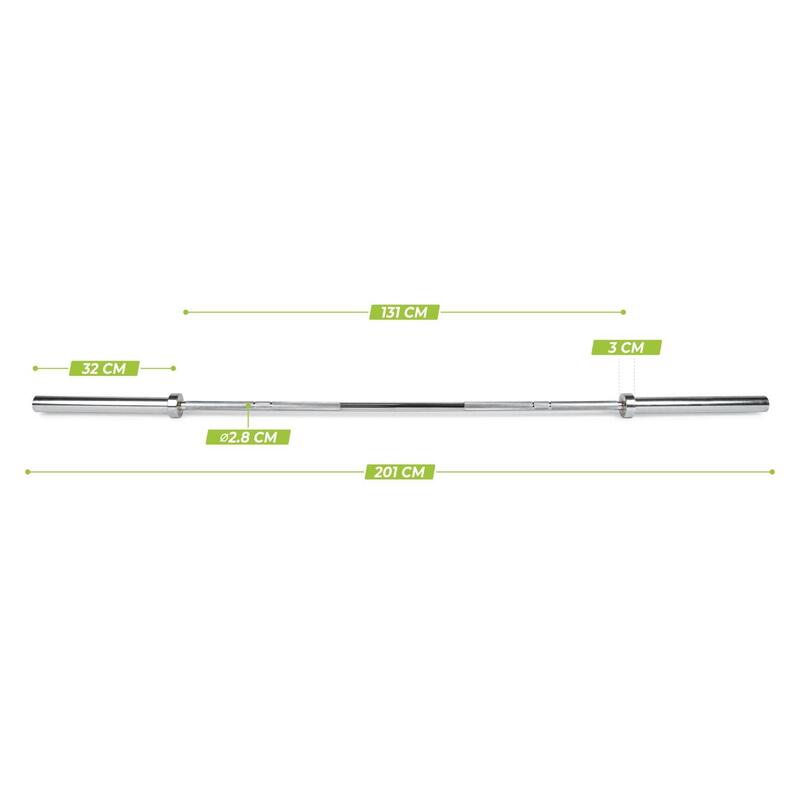 Bara Olimpica VirtuFit 200cm - 14kg