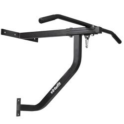 Support mural pour sac de frappe avec barre de traction