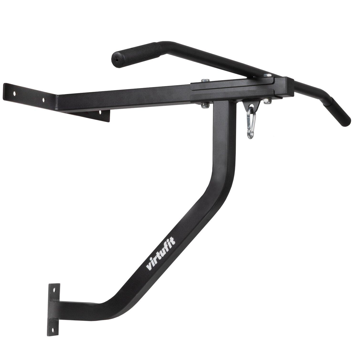 Virtufit - Support Mural Pour Sac De Frappe  Avec Barre De Traction - Suspension De Sac - Noir - Taille Unique - Decathlon