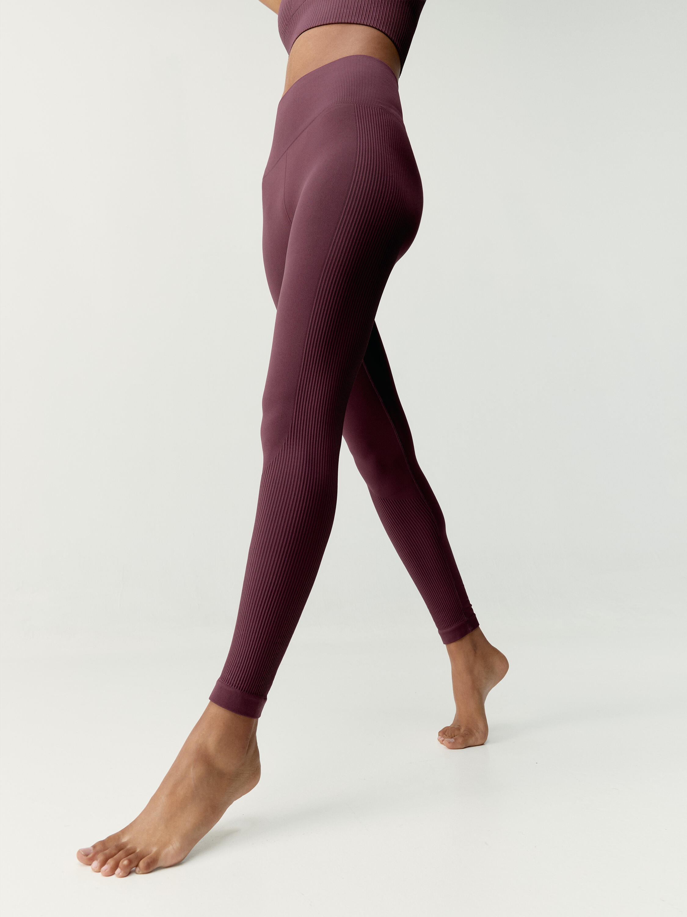 Flow Seamless Lange Damen-Sportleggings 4/7