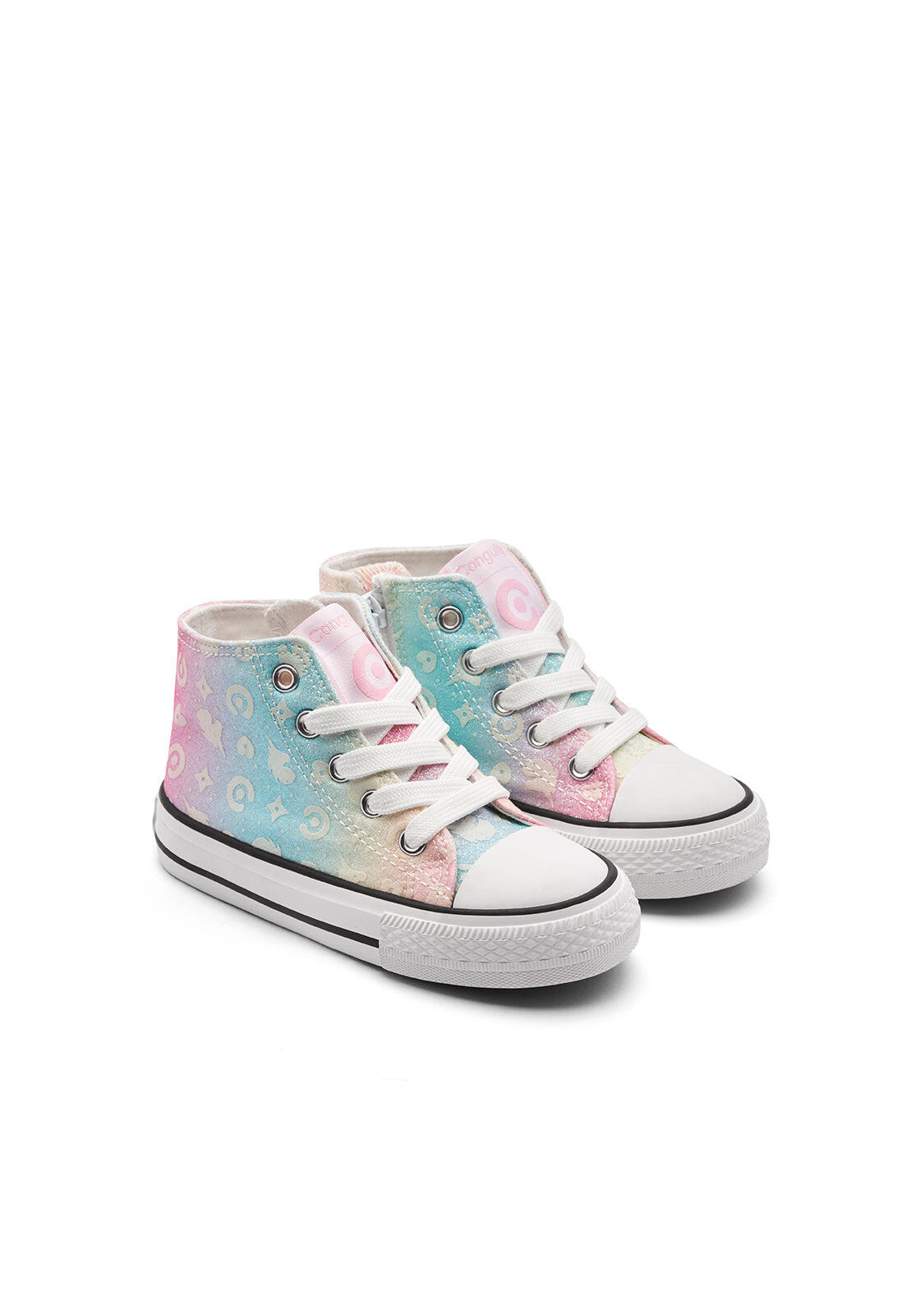 Zapatillas Conguitos Glitter Unicornio 3/4