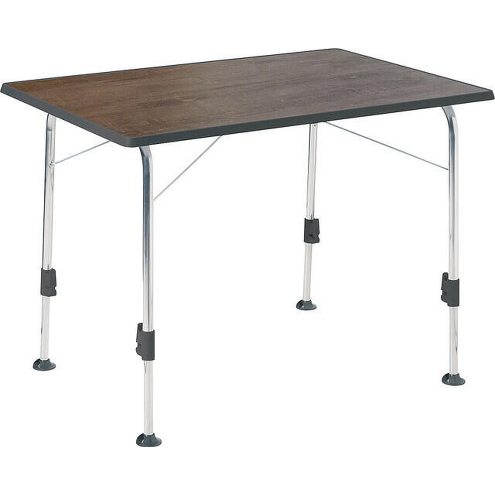 Dukdalf - Table Pliante Dukdalf Stabilic Ii 100 X 68 Cm - Table De Camping - Marron - No Size - Decathlon
