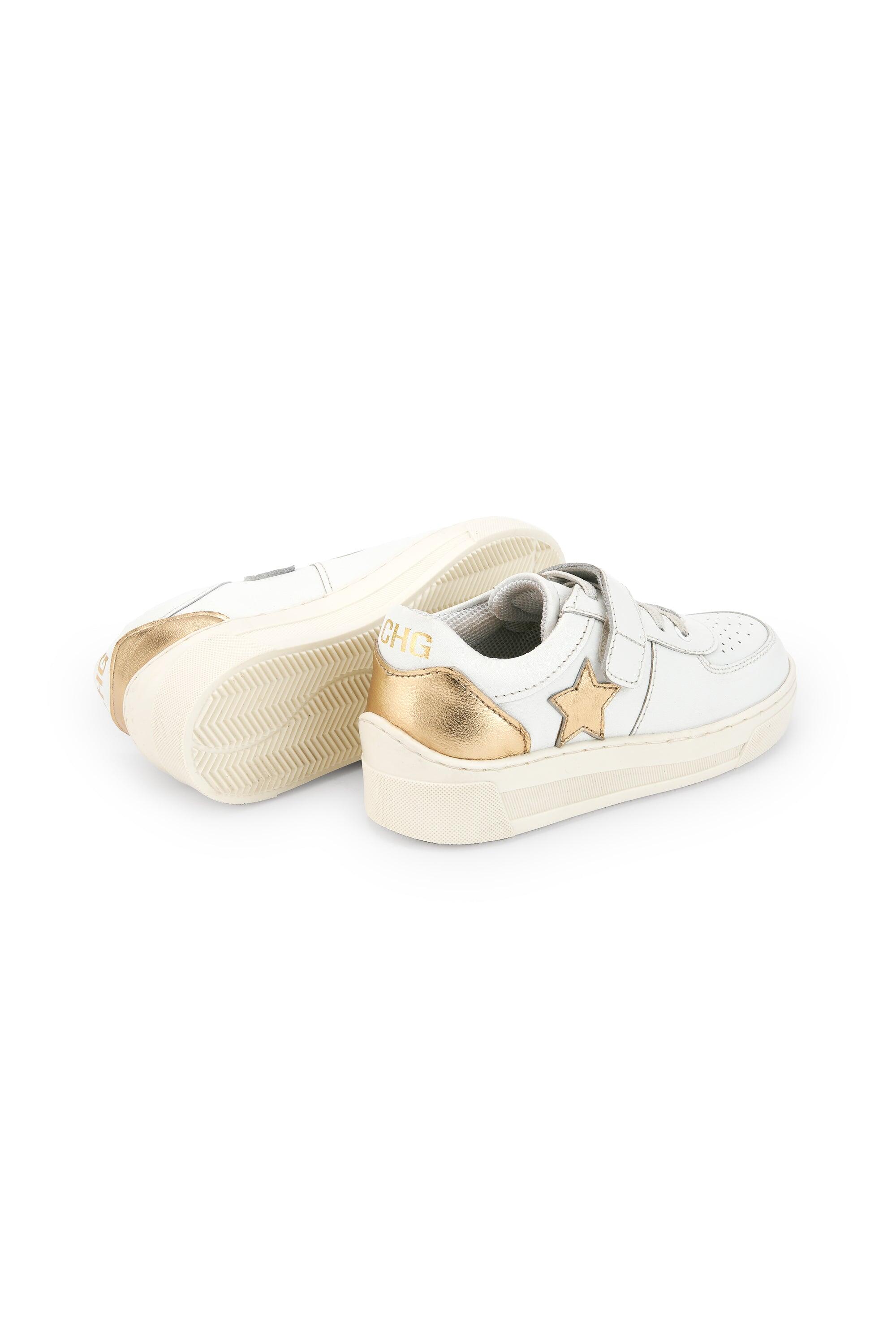Tênis branco infantil da CHG 3/4