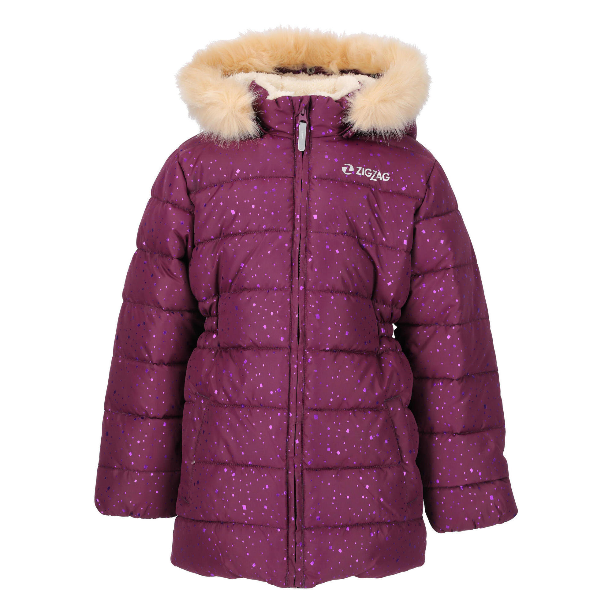 Zigzag - Veste Matelassée Astrid - Doudoune Synthétique - Violet - Decathlon