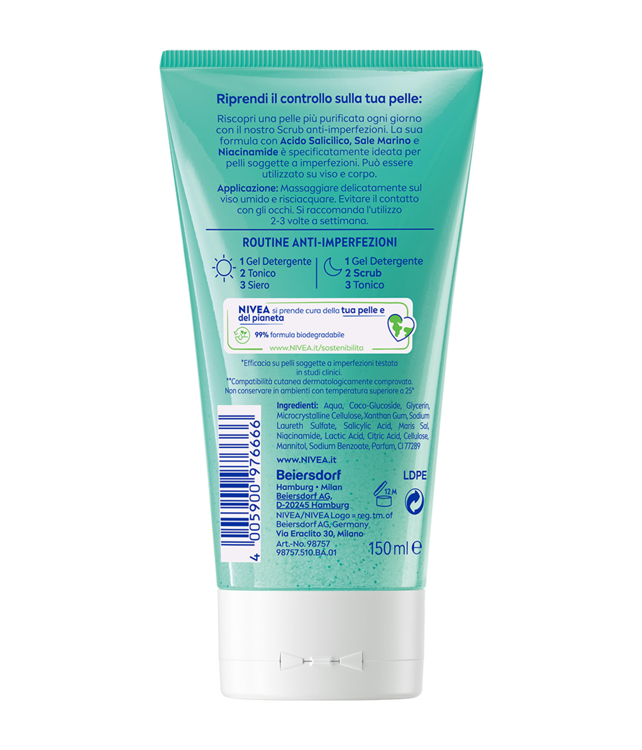 Nivea Nfc Drm Scrub Per Imperfezioni 150Ml 4/4
