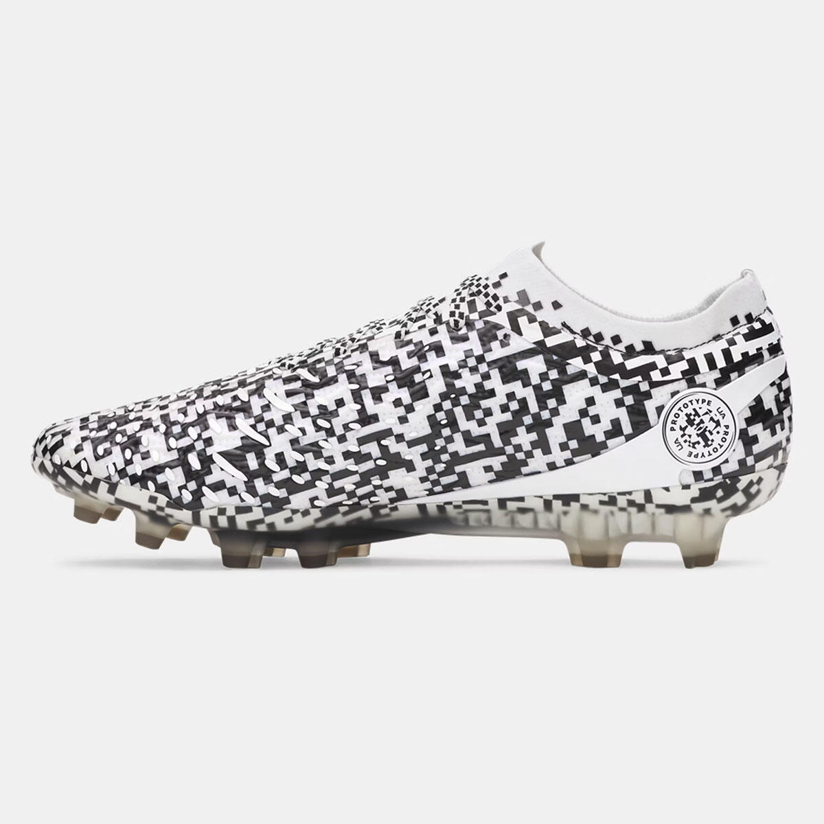 Scarpe da calcio UA Magnetico Elite 5 FG Under Armour bianco e nero 3/5