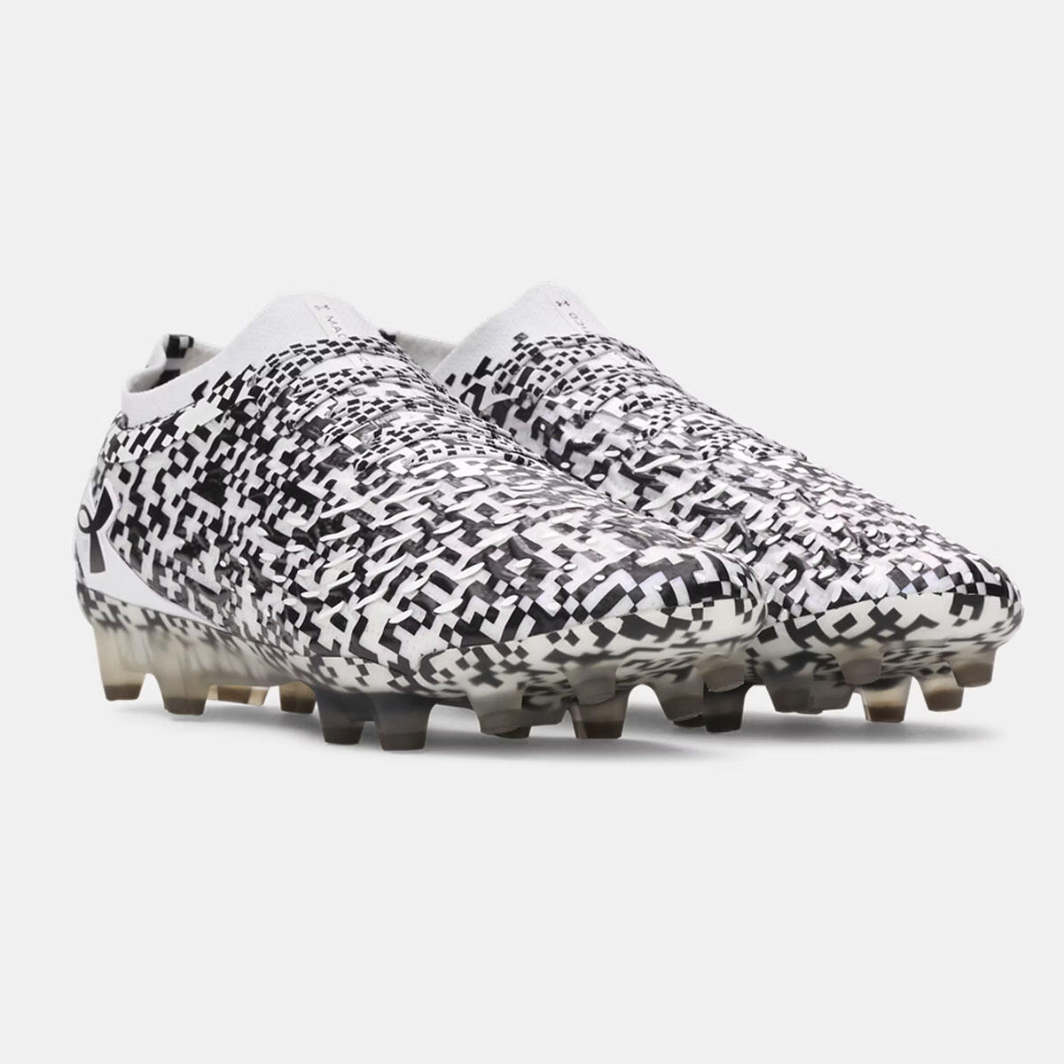 Scarpe da calcio UA Magnetico Elite 5 FG Under Armour bianco e nero 5/5