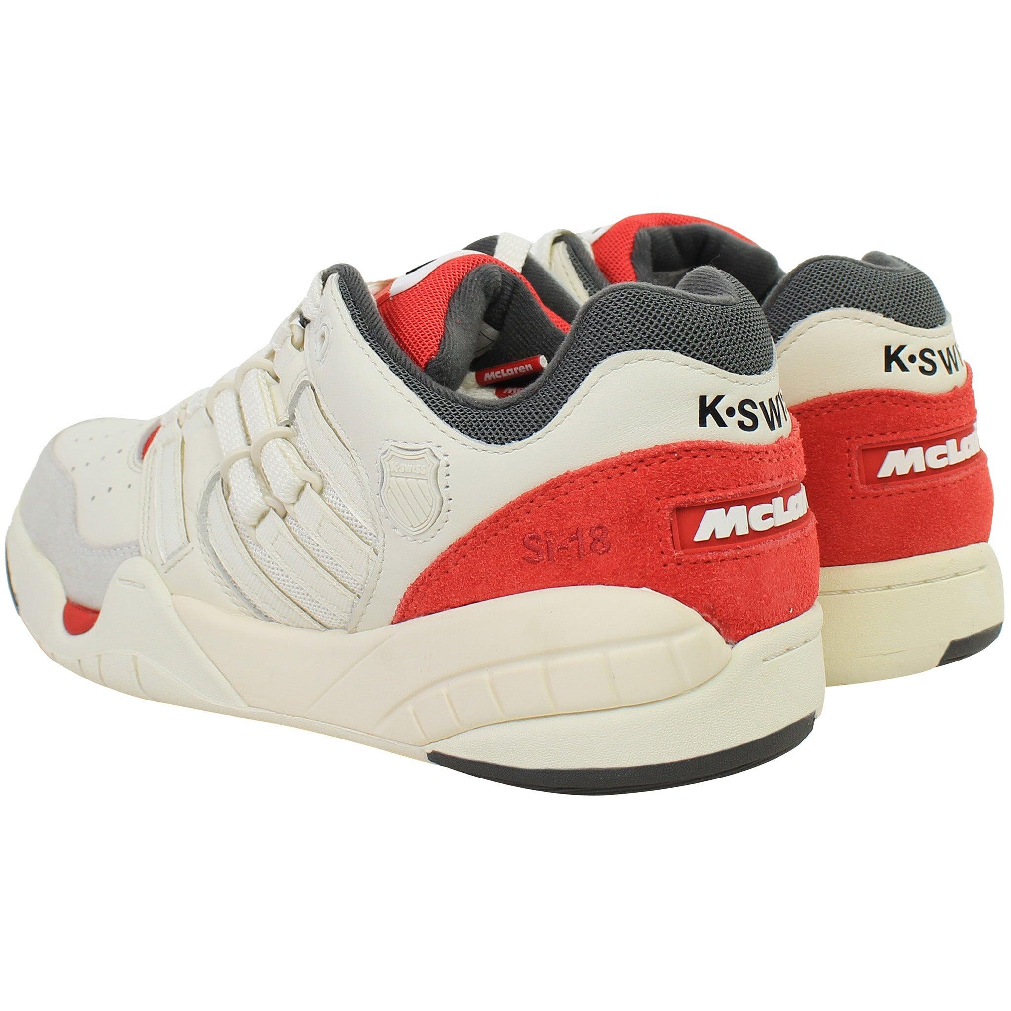 K-Swiss SI-18 Premier x McLaren Mens White Trainers K SWISS