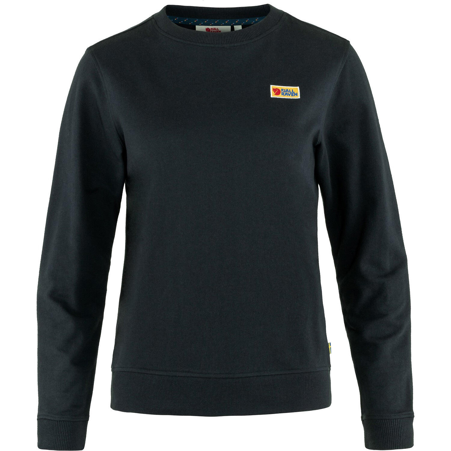 Pull Fjällräven Vardag en coton biologique noir, coupe régulière 2/2