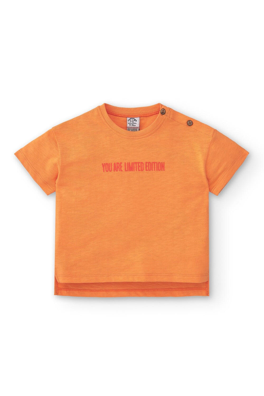Camiseta laranja para 2/5