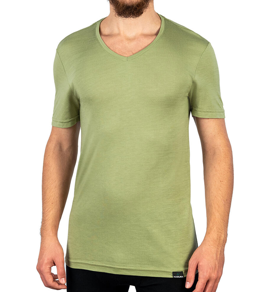 Tricou v-neck bărbați modal