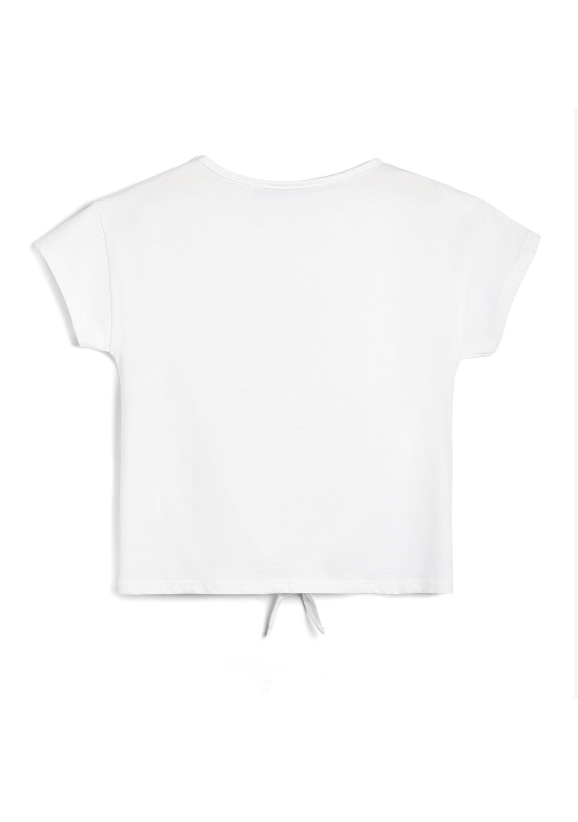Camiseta de Niña Estampado Unicornio Blanco 2/5