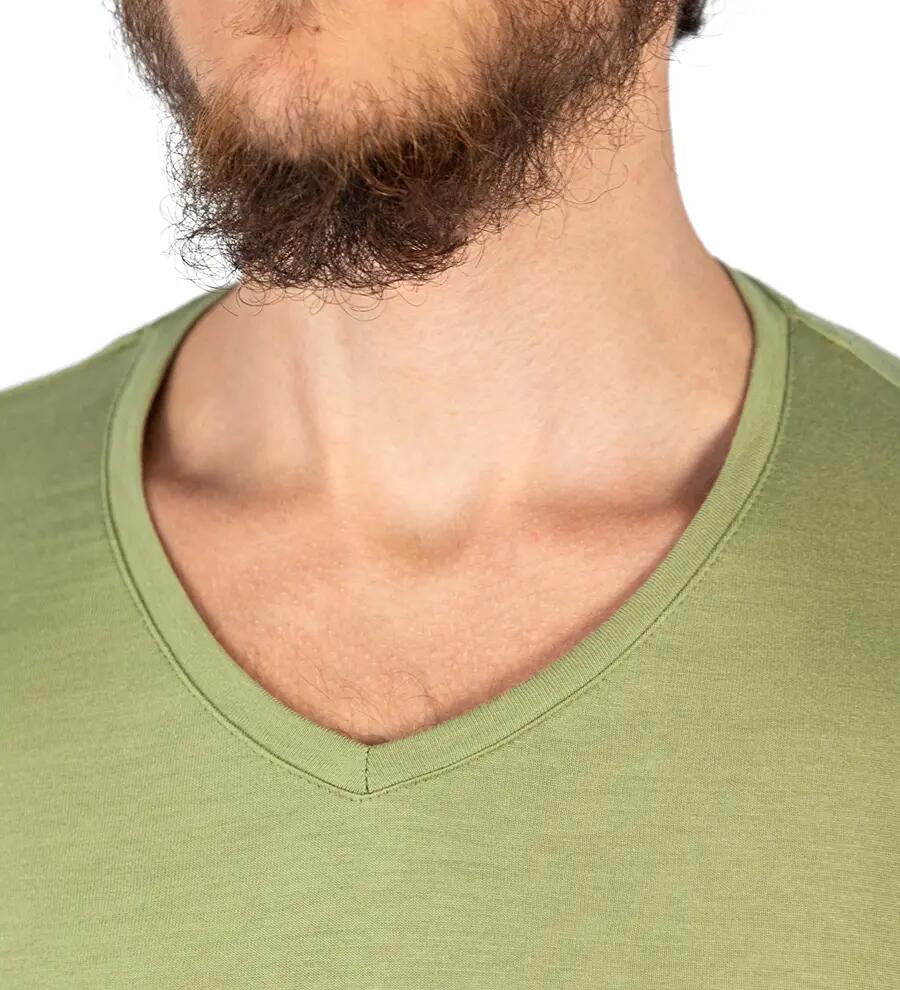 Tricou v-neck bărbați modal 4/6