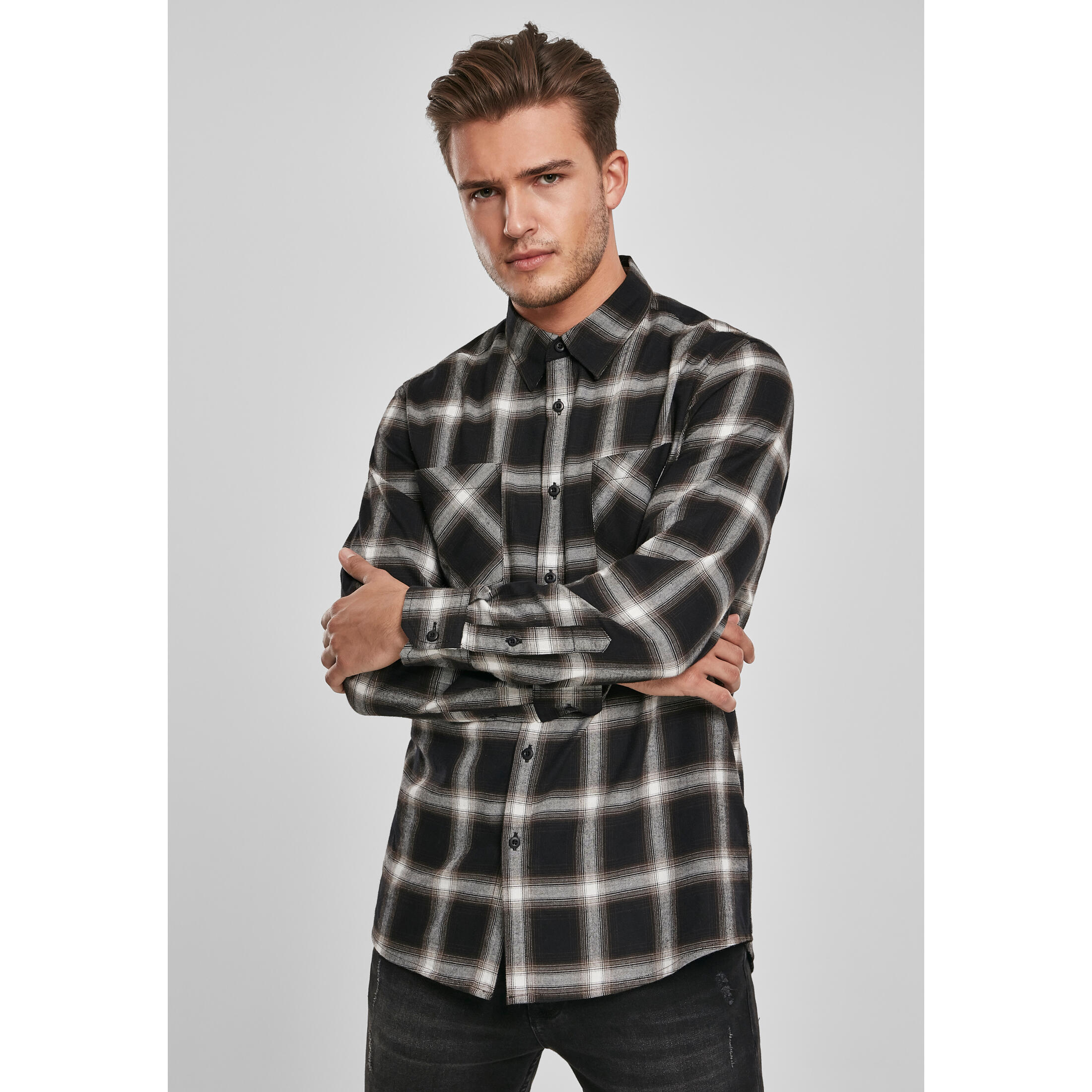 URBAN CLASSICS Camicia Urban Classic flanell 6