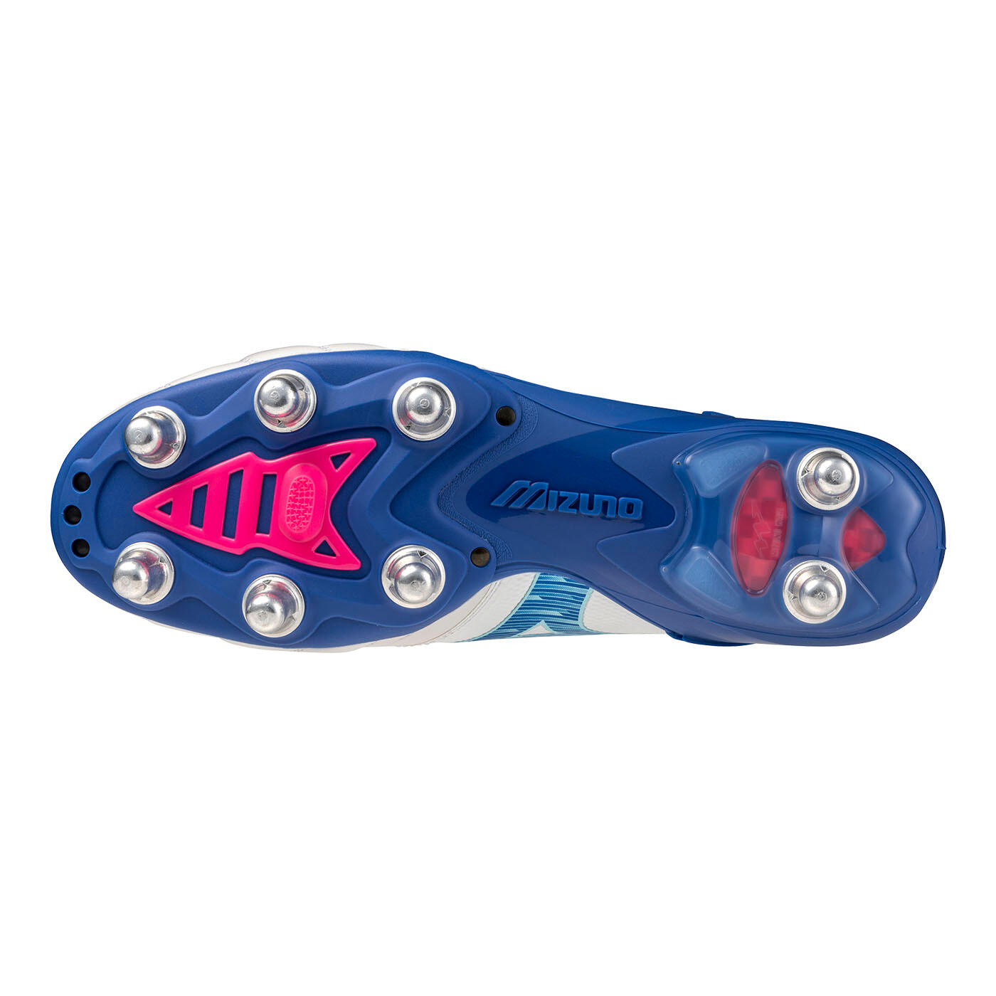 Crampons Mizuno Morelia Neo IV B Elite SI bianco e blu 2/5