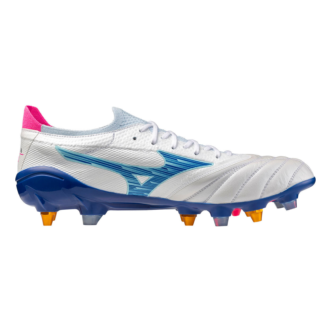 Fußballschuhe Mizuno Morelia Neo Iv B Elite Mix Weiß Und Blau 3/5