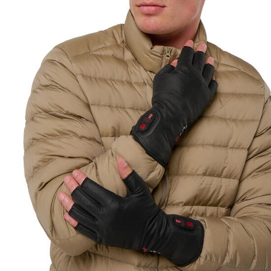 Sottoguanti riscaldati MITTEN unisex con dita libere ed effetto seconda pelle