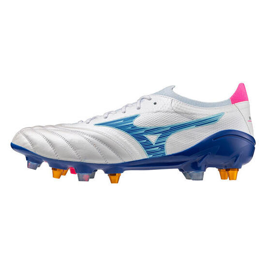 Scarpe Da Calcio Mizuno Morelia Neo Iv B Elite Mix Bianco E Blu