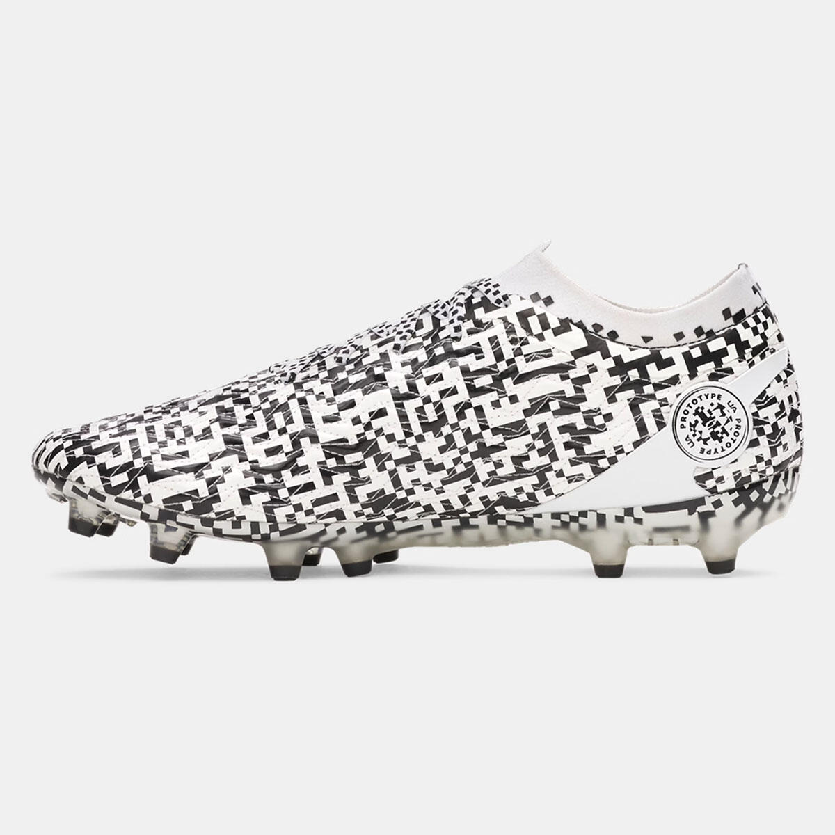 Scarpe da calcio UA Magnetico Pro 5 FG Under Armour bianco e nero 3/5