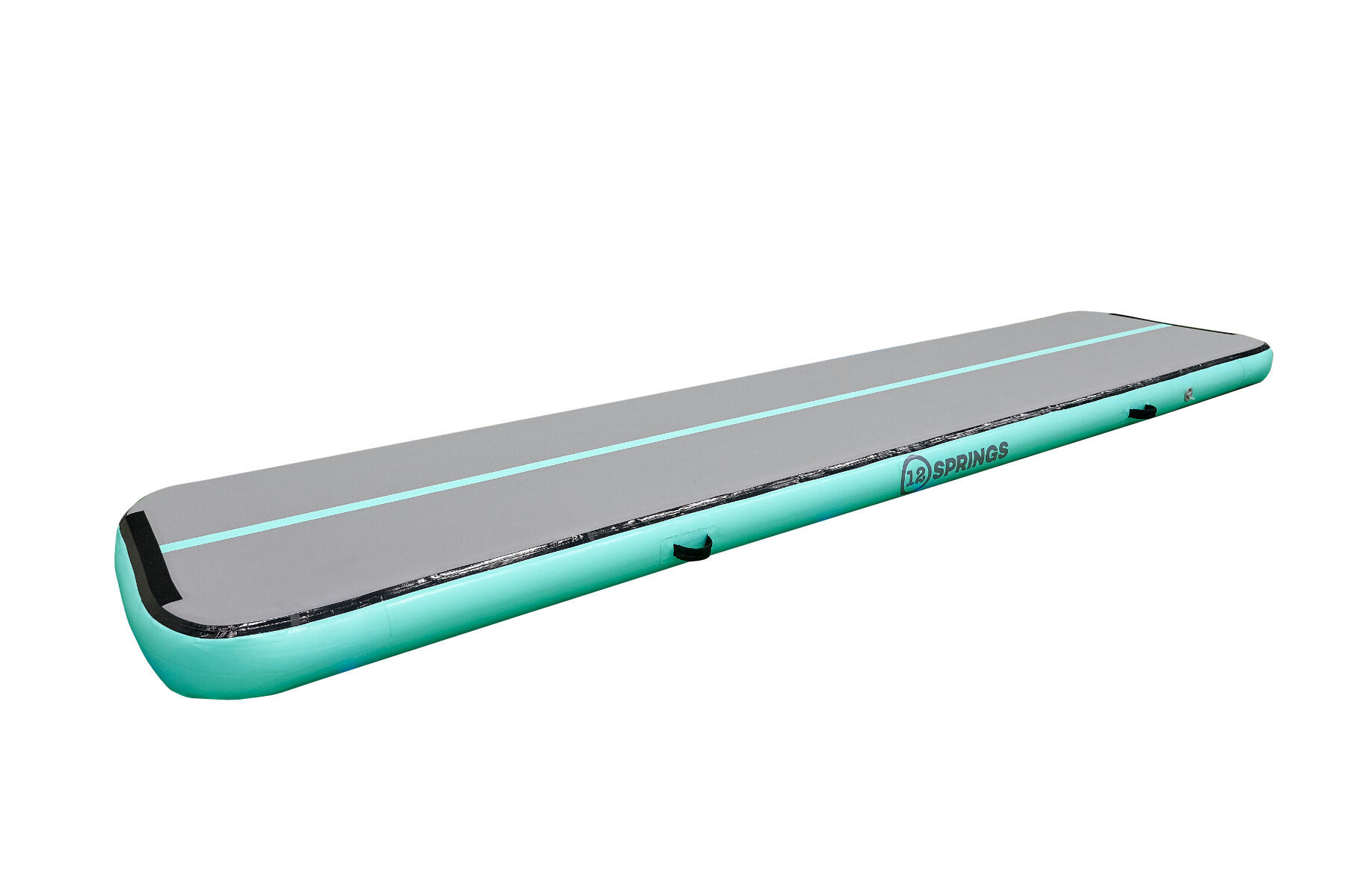 Airtrack 12spring 500x100x20 cm Plus Mintgroen/grijs 2/5