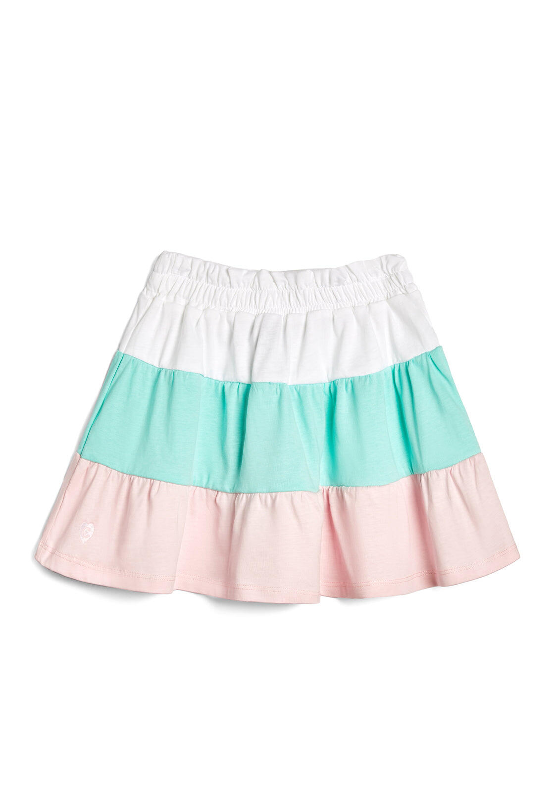 Falda de Niña Escalonada Multicolor 2/3
